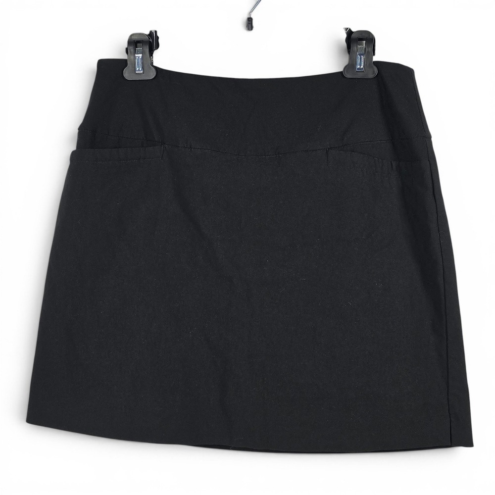 S.C. & CO. Black Skort Womens Medium Pull On Active Casual Pockets Tennis Golf